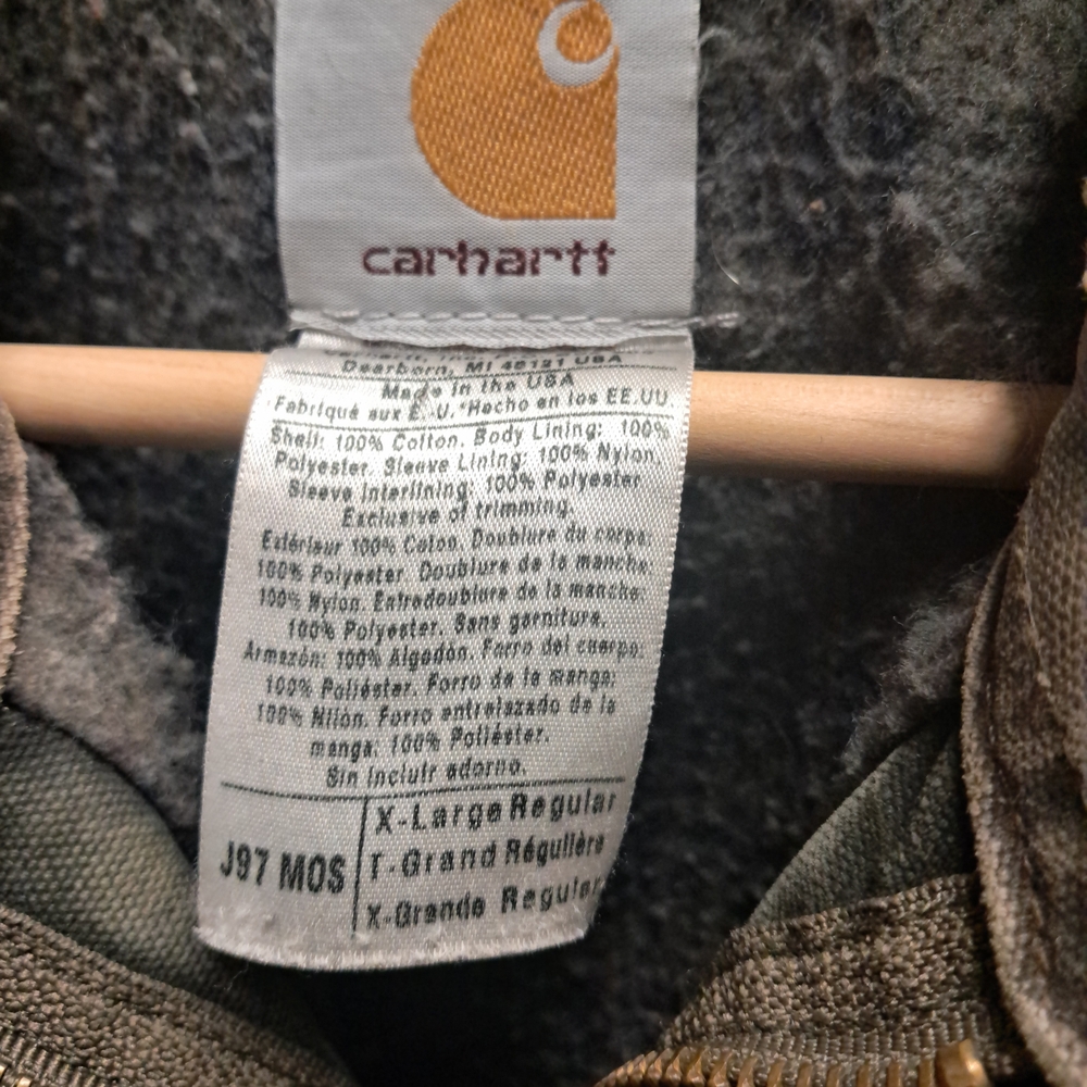 Vintage And Rare Carhartt Olive Green Field Jacket - Picture 10 of 10